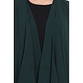 Shrug abaya- black-green Shrug abaya- black-green